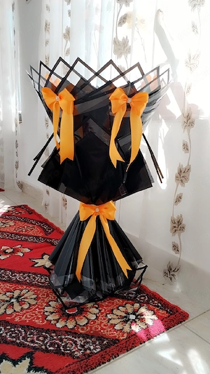 Buchet din flori satin!