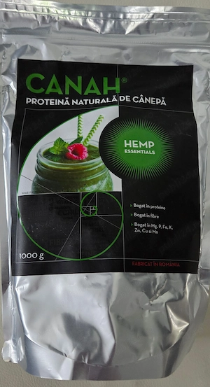 Pudră proteica de canepa Canah 1 kg