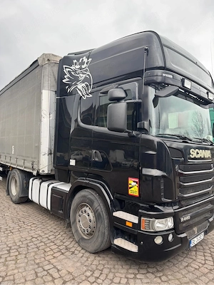 Cap tractor Scania R440 - Euro 5 - cutie semiautomată - cabină retapițată Alcantara - 2010 - imagine 5