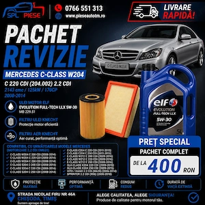  Revizie completă pentru Mercedes C-Class W204 2.2 CDI!