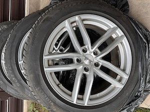 Vand 4 jante  aliaj R 18 utilizate pe Audi A6 C8 - imagine 4