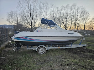Barcă cabinată cu motor Suzuki 140cp  - imagine 2