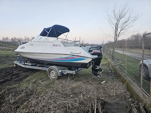Barcă cabinată cu motor Suzuki 140cp  - imagine 12