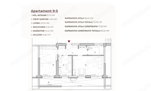 Apartament 2 camere, 75.08 mp, ansamblu 0% Comision Achiziție, Calea Severinului - imagine 2