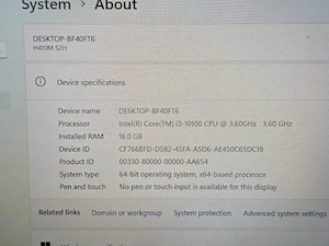 Unitate PC Gaming, i3-10100, ram 16 gb, RTX 3050 OEM 8 Gb dedicat - imagine 3