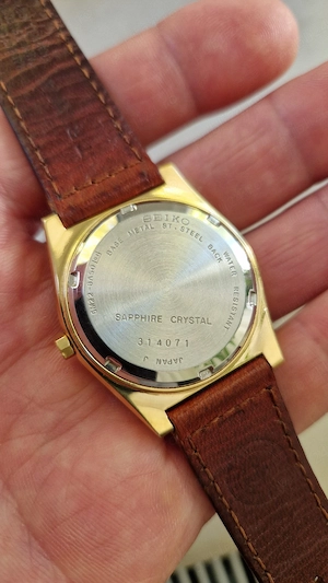Ceas seiko kinetic sapphire crystal  - imagine 3