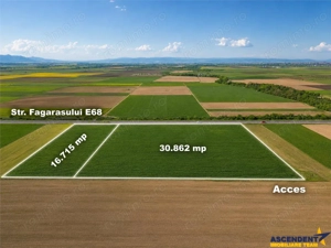 Oportunitate investitie! Teren 47.577 mp, Codlea .-. Ghimbav, pozitie excelenta la DN 11