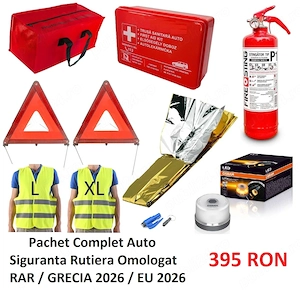 Pachet Obligatoriu Auto Siguranta Rutiera Omologat RAR / GRECIA 2026 / EU 2026 - imagine 2