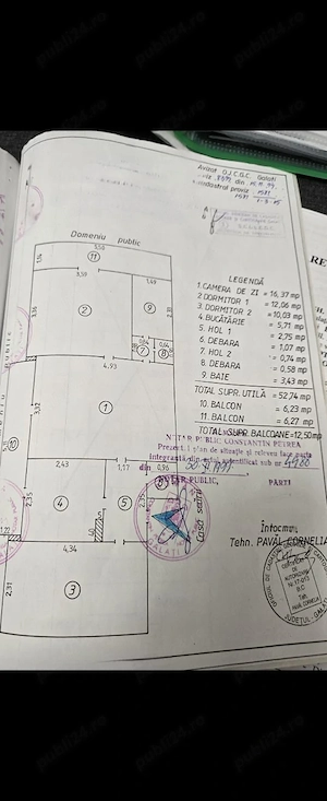 3 Camere semidecomandat Centru Faleza
