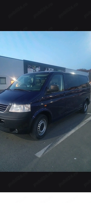 W T 5 Transporter 1,9 TDI*E4 Autoturism 8+1*Long* Înmatriculat 