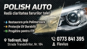 Polish faruri auto cu polimerizare 