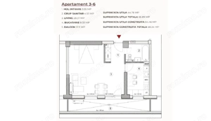 Studio, 56.89 mp intr-un ansamblu cu 0% Comision la Achiziție  - imagine 3