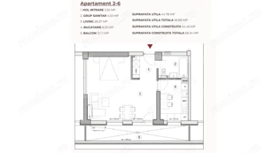 Studio, 56.89 mp intr-un ansamblu cu 0% Comision la Achiziție  - imagine 2
