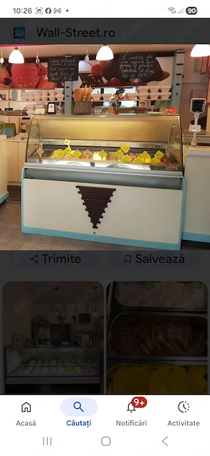 Vitrina profesionala inghetata