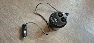 Split 12v si USB pt suport auto pahar
