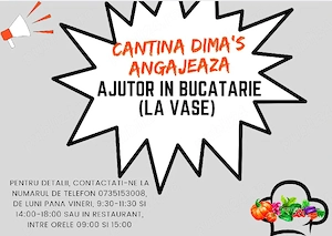 Restaurant Cantina Dima's Angajeaza!