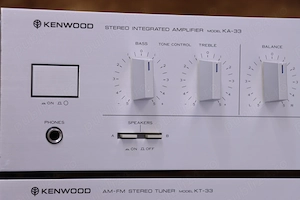 Line audio Kenwood,2x50W,deck,amp,tuner(Japonia). - imagine 4
