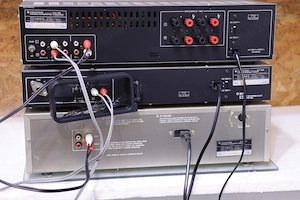 Line audio Kenwood,2x50W,deck,amp,tuner(Japonia). - imagine 5