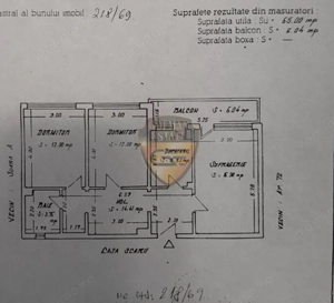 3 camere decomandat | Zona FAR | ABATOR | 71 mp | Etaj 5/10 | Centrală gaz  - imagine 19