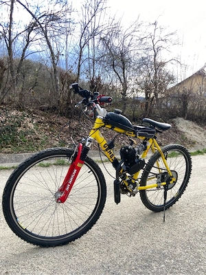 Vând bicicletă cu motor 80cm3 - imagine 3
