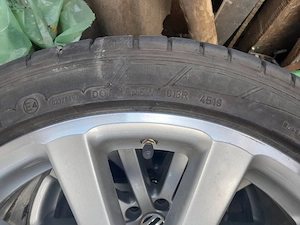 Anvelope255/40 R19  cu jante R19 5x112  - 4 Buc