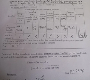 Terenuri extravilane arabile in Hamba,Sibiu