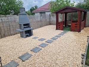 Casă modernă cu design aparte și grădină amenajată   de închiriat în Tunari - imagine 6