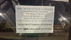 vand Skoda Octavia 1.6 benzina - imagine 2