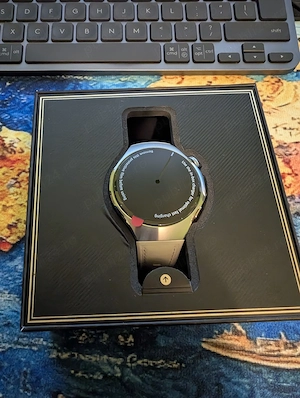 Huawei Watch 5 42mm LTE White impecabil, in garantie - imagine 2