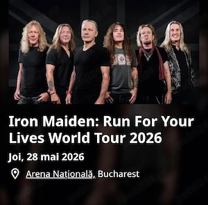 Bilete concert Iron Maiden 
