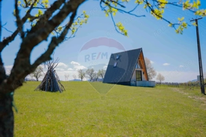 Case de vacanță tip A frame cu teren 30200 mp, de vânzare, Bulz
