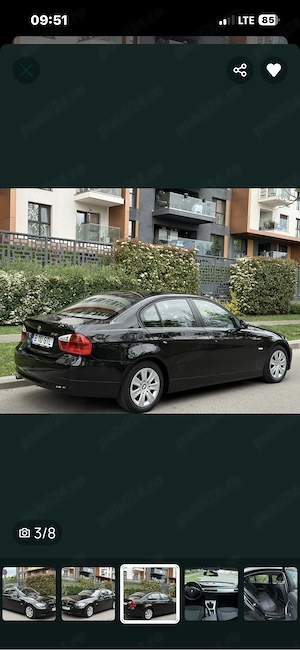 BMW 320i 2006 89000 km reali unic proprietar cumparata de la Bavaria!. - imagine 2