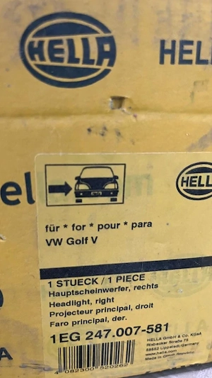 Far dreapta vw golf 5 hella - imagine 2