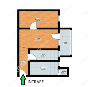 Apartament 2 camere balcon in zona Cedonia din Sibiu - imagine 6