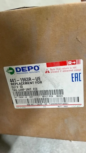 Lampa stop dreapta vw golf 5 depo  - imagine 3