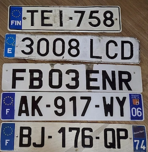 Numere auto / placute de inmatriculare originale pentru colectionari - imagine 2