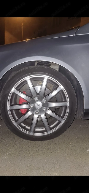Jante Originale Audi TT R18 5x112 plus 2 cauciucuri de vară Bridgestone Potenza - imagine 2