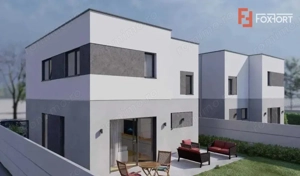 Casa individuala 4 camere de vanzare in Sacalaz - Arhitectura Moderna - imagine 2