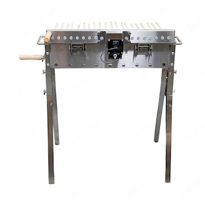 Grătar Hibachi Inox brand australian 20 Țepușe cu Rotisare Automată (Nou) 