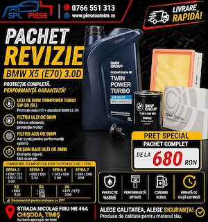  Pachet revizie pentru BMW X5 (E70) 3.0D!