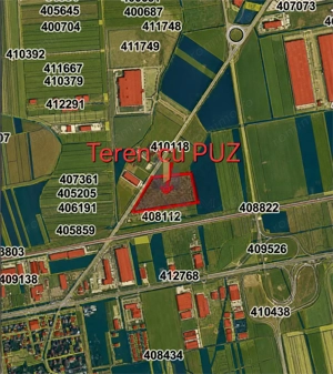 Teren cu  PUZ  Lidl  Ghiroda Aeroport cu  regim inaltime P+3E . - imagine 3