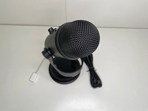 Blue Yeti Blackout USB + adaptor Lightning iPhone | Podcast   Streaming   Voice