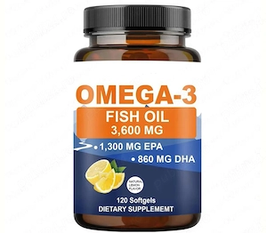 Omega 3 Cea mai mare concentratie de pe piata pe portie ! 2160 mg omega3 dintre care 1300 mg EPA !!