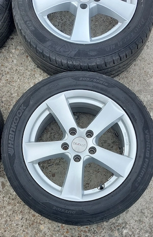 Jante r16 cu anvelope VARĂ 205/55  - imagine 4