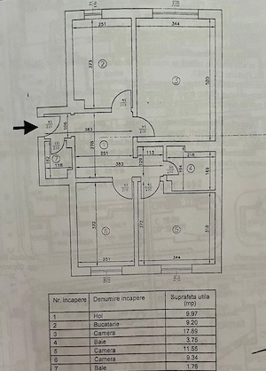 Iasi - Dacia - Sc. G. Cosbuc - 3 Camere decomandat - parter bine izolat - imagine 8