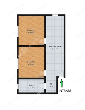 Apartament cu 3 camere si loc de parcare in Turnisor zona Alma - imagine 8