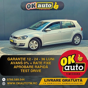 VW GOLF 7 - 2013 - EURO 5 - 1.2 BENZINA (4 cilindrii) - 85 c.p.