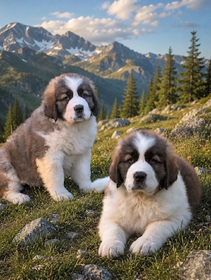 femela saint bernard  2 luni 