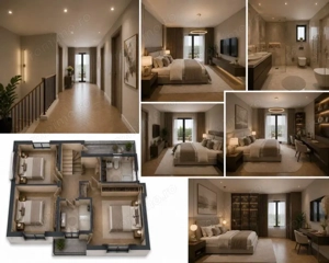 Vila exclusivista individuala 164 mp construiti, 320 mp curte Chiajna - imagine 12