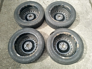 Jante otel FORD 5X108+capace+anvelope IARNA 205 55 16, FORD FOCUS, MONDEO, C MAX, S MAX etc  - imagine 7
